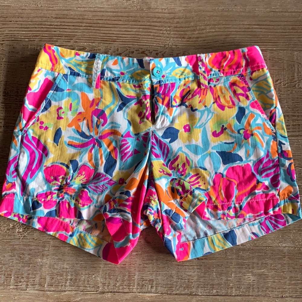 EUC Lilly Pulitzer Besame Mucho Callahan Shorts
